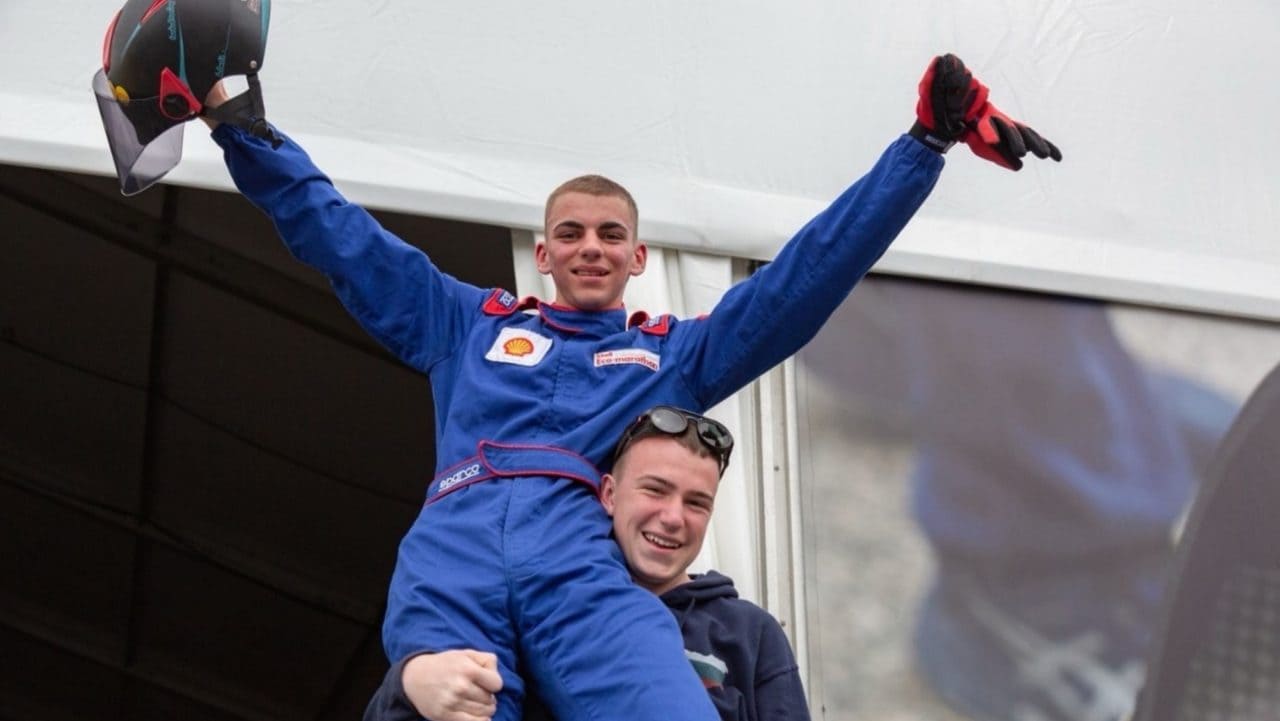 blue ev team driver