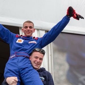 blue ev team driver