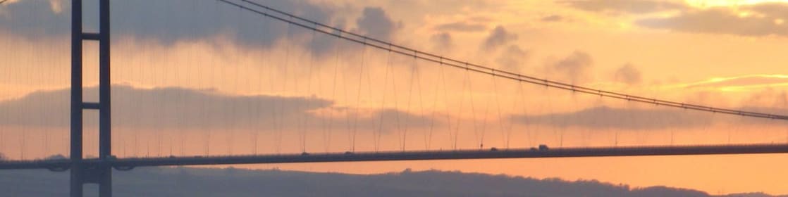 мост при залез