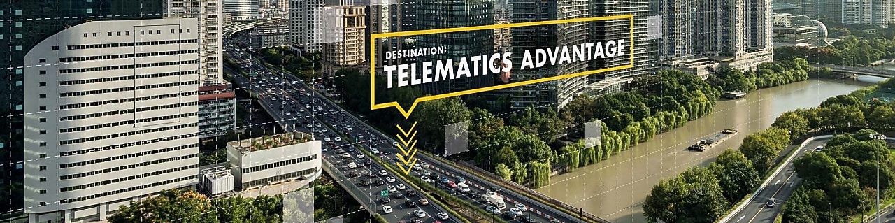 Aerial view of a city with a complex network of elevated highways