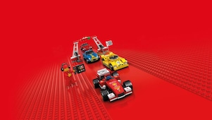 four lego cars